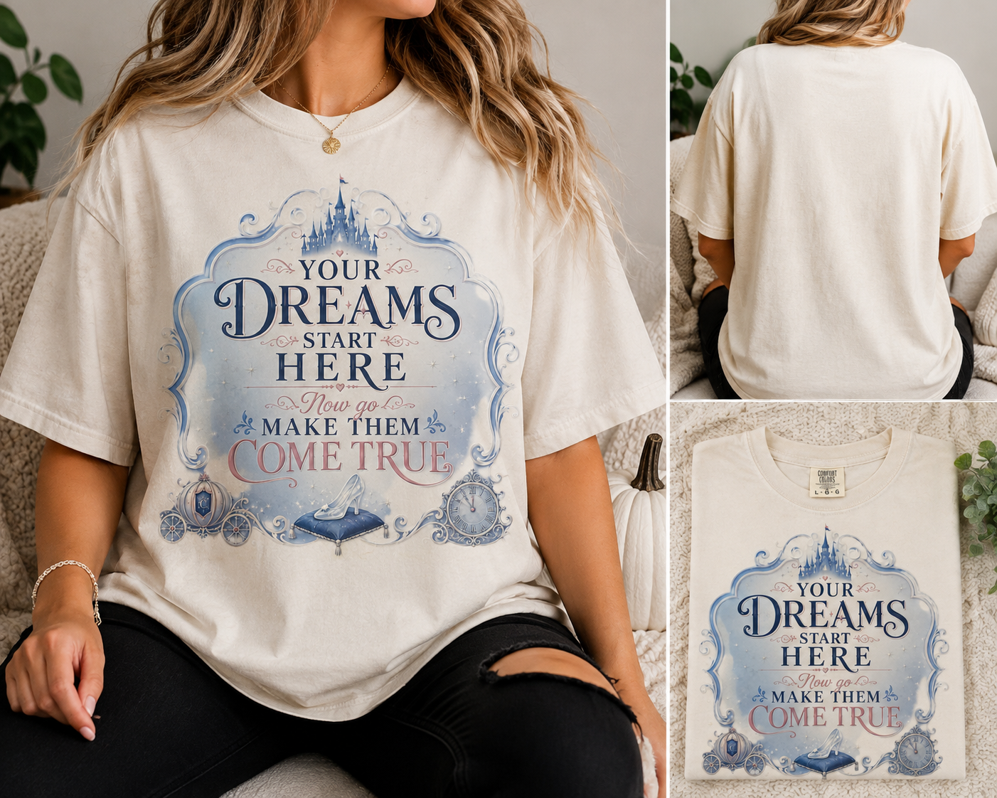 Your Dreams Start Here – Fairytale Dreamer Graphic Tee