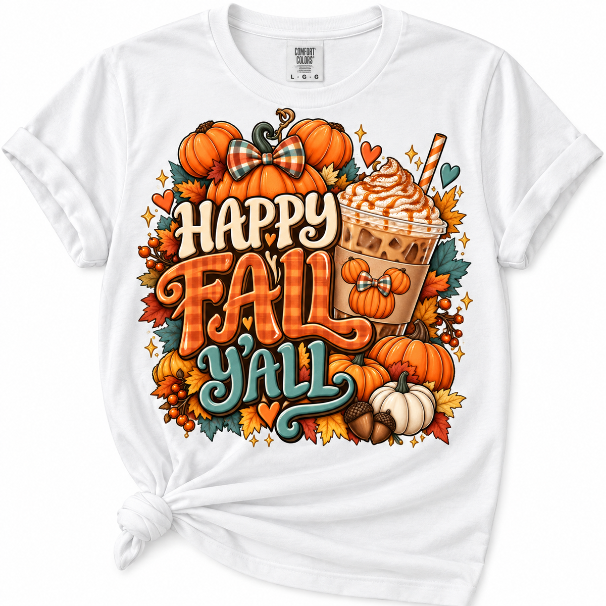 Happy Fall Y’all – Cozy Autumn Graphic Shirt