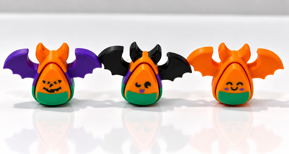 Candy Corn Bat Wing Clicker