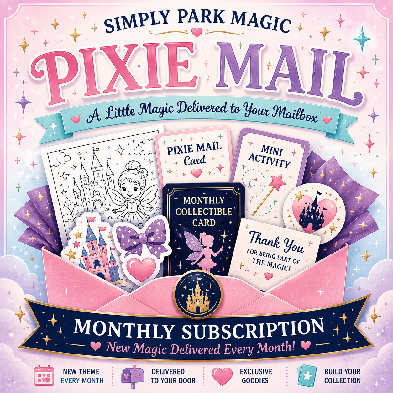 Pixie Mail – Monthly Subscription